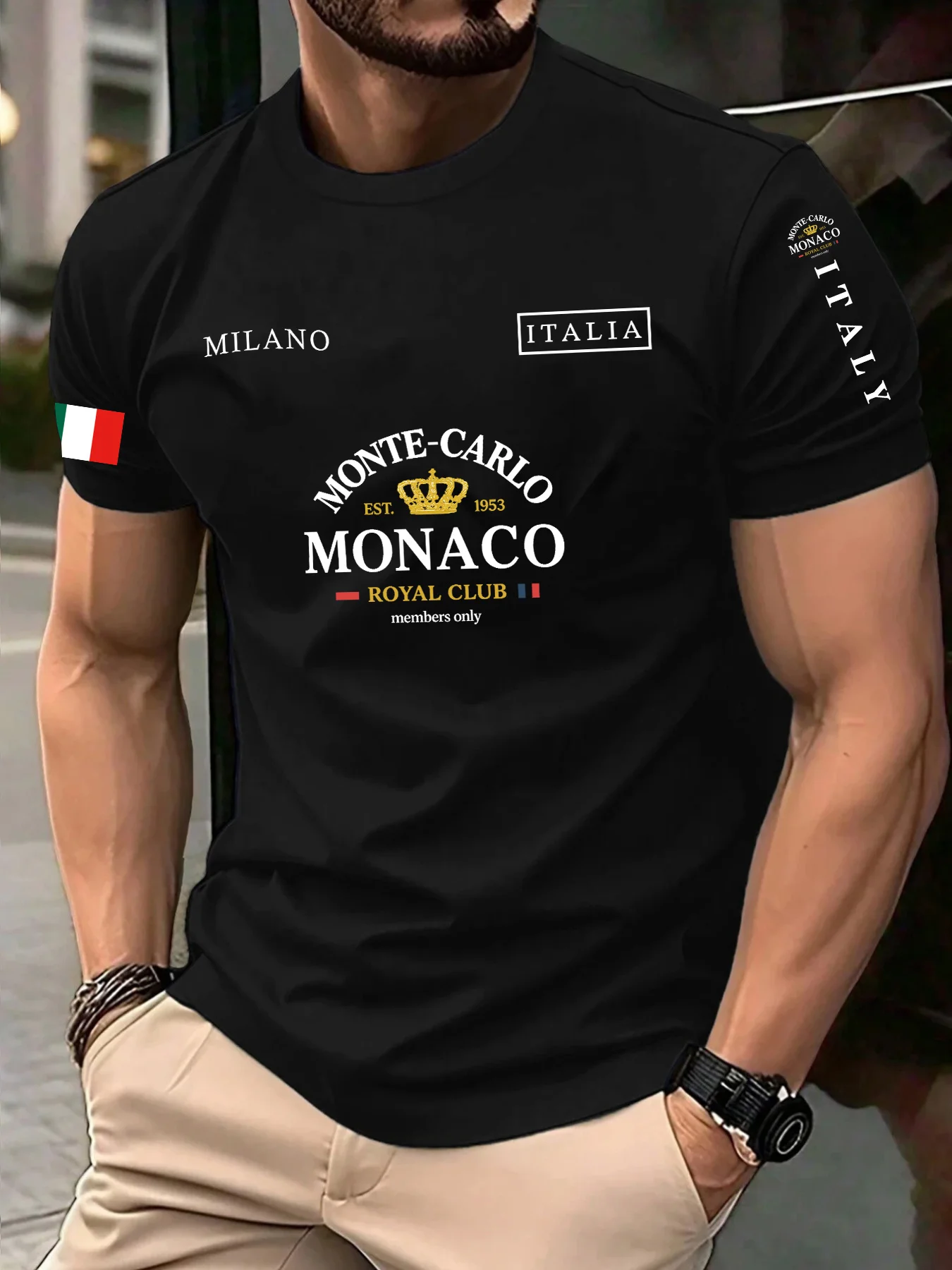 Street Fashion Monaco - Najlepiej sprzedająca się koszulka męska Monaco