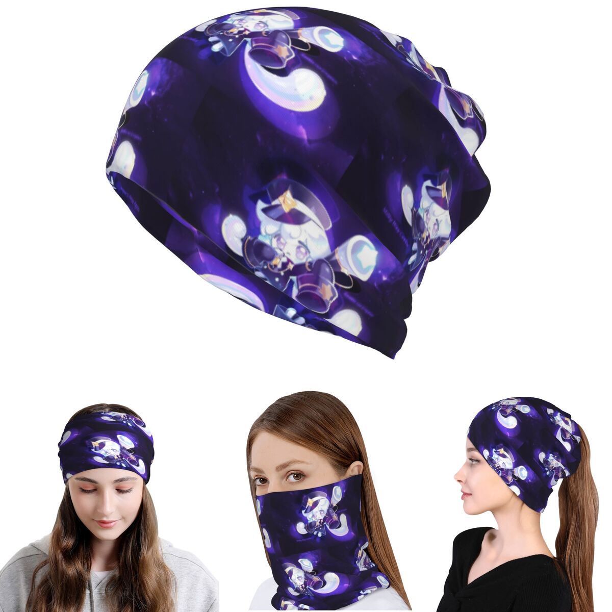 Bandana Multi Way - Wielofunkcyjna chusta na szyję, maska, szalik,