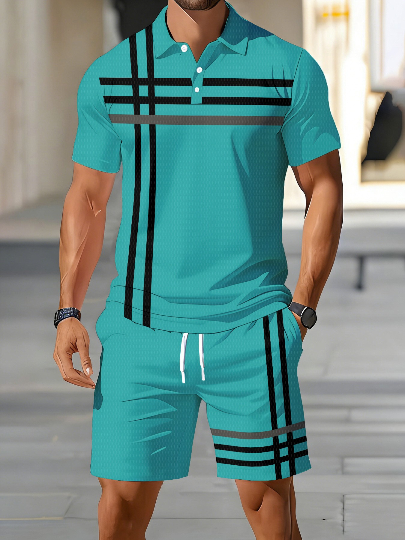 Street Fashion Summer 2026 - Letni zestaw męskich koszulek polo na