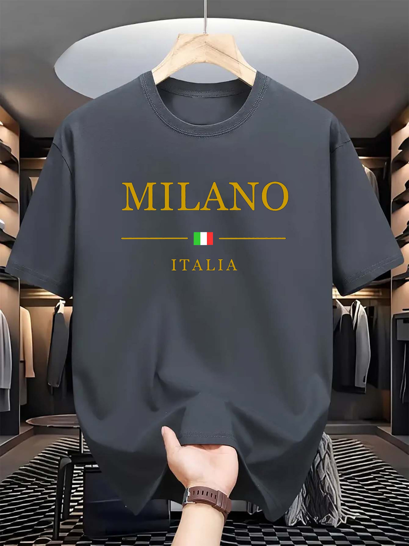 T-shirt z nadrukiem włoskiego  – Street Fashion Of Milan recenzja i cena
