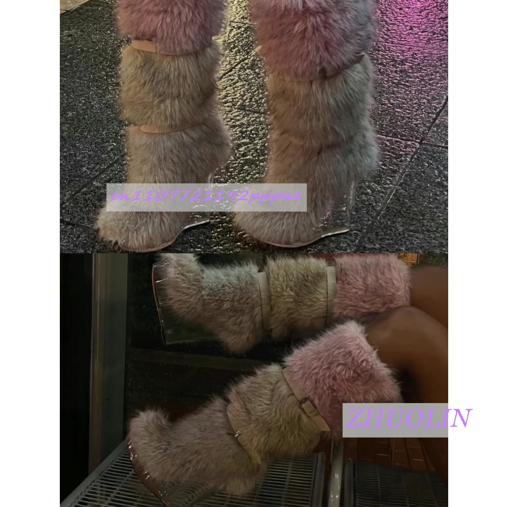 Zimowe Gradientowe Futrzane Pr – Street Fashion Winter recenzja i cena