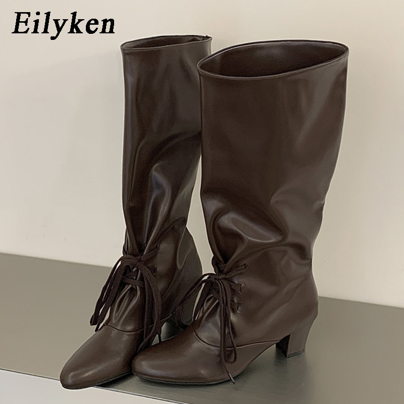 Eilyken Zimowe Modne Sznurowan – Street Fashion Winter recenzja i cena