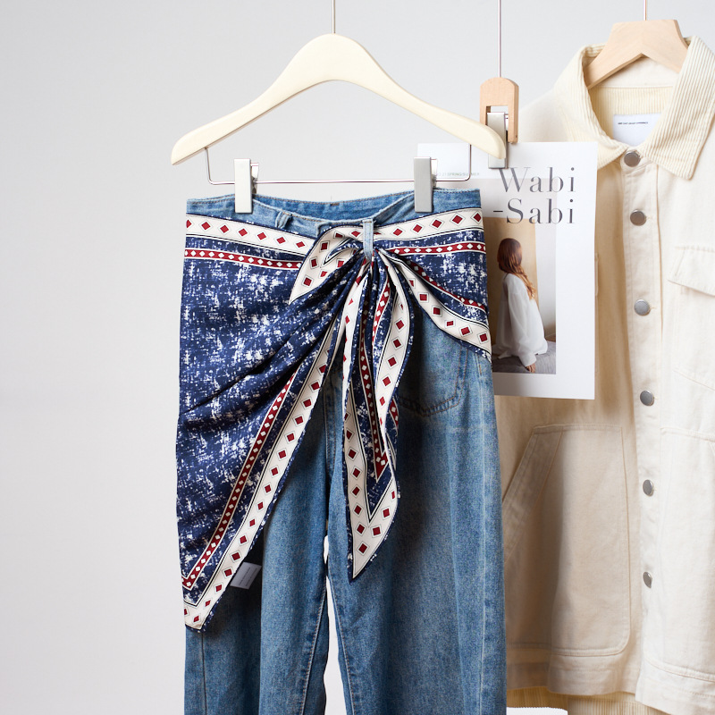 Dżinsowy Niebieski Trójkątny S – Bandana Multi Way recenzja i cena