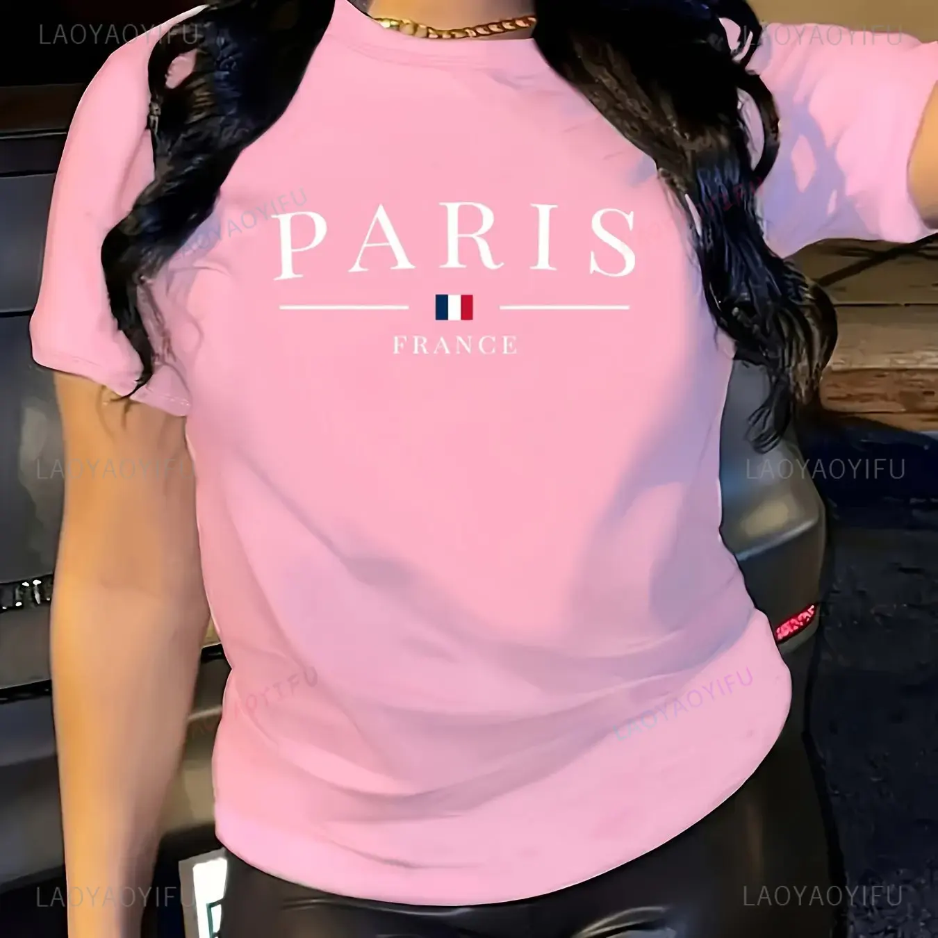 Unisex Koszulka z krótkim ręka – Street Fashion Paris recenzja i cena