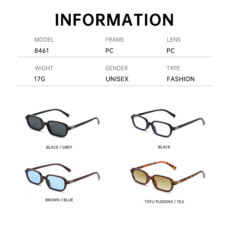 Nowe Małe Kwadratowe Okulary P – Street Fashion Photography recenzja i cena