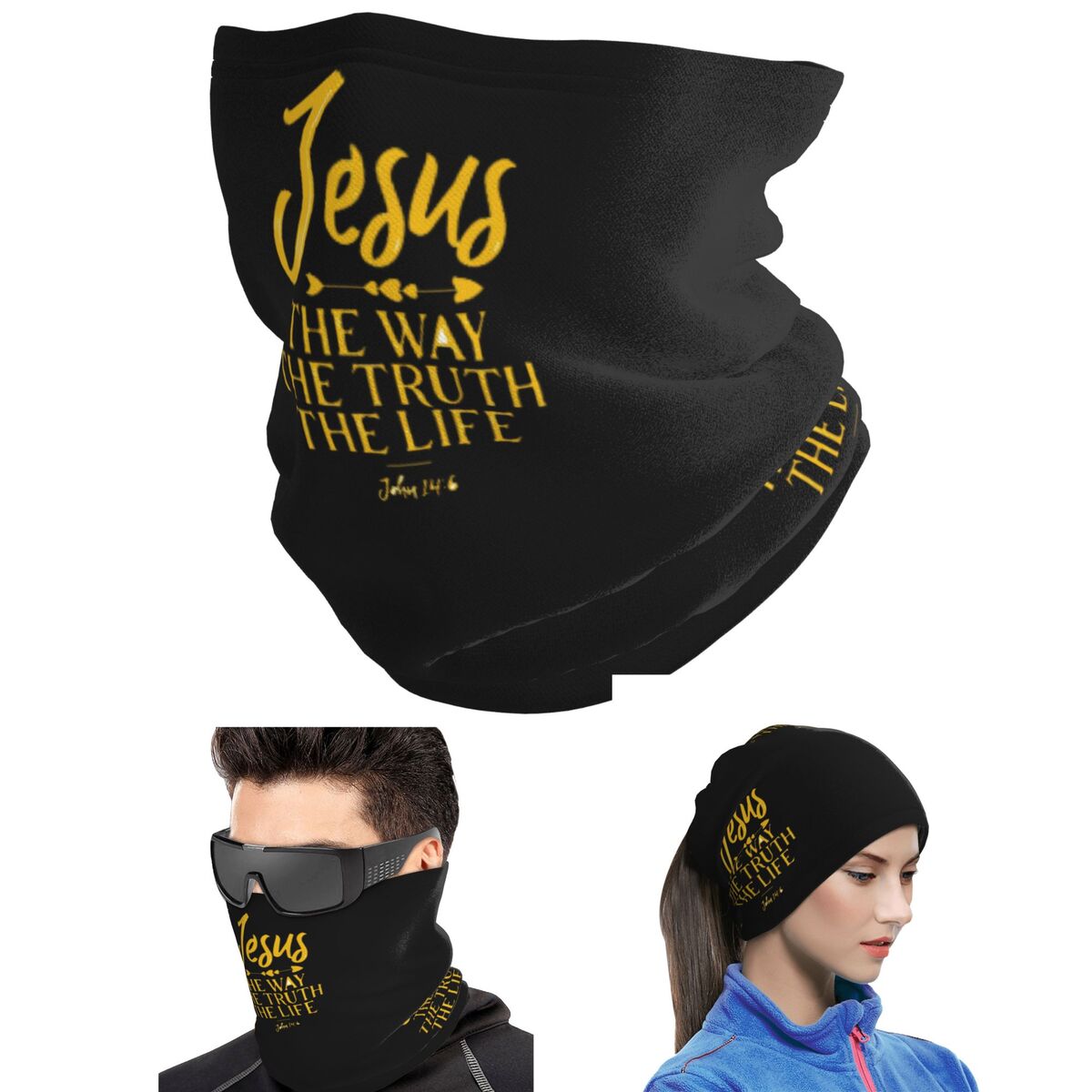 Jana 14:6 Jezus Ścieżka Prawda – Bandana Multi Way recenzja i cena