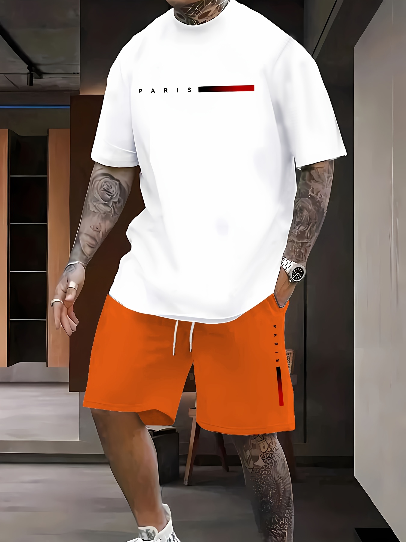 Męski zestaw casualowy Paris n – Street Fashion Paris recenzja i cena